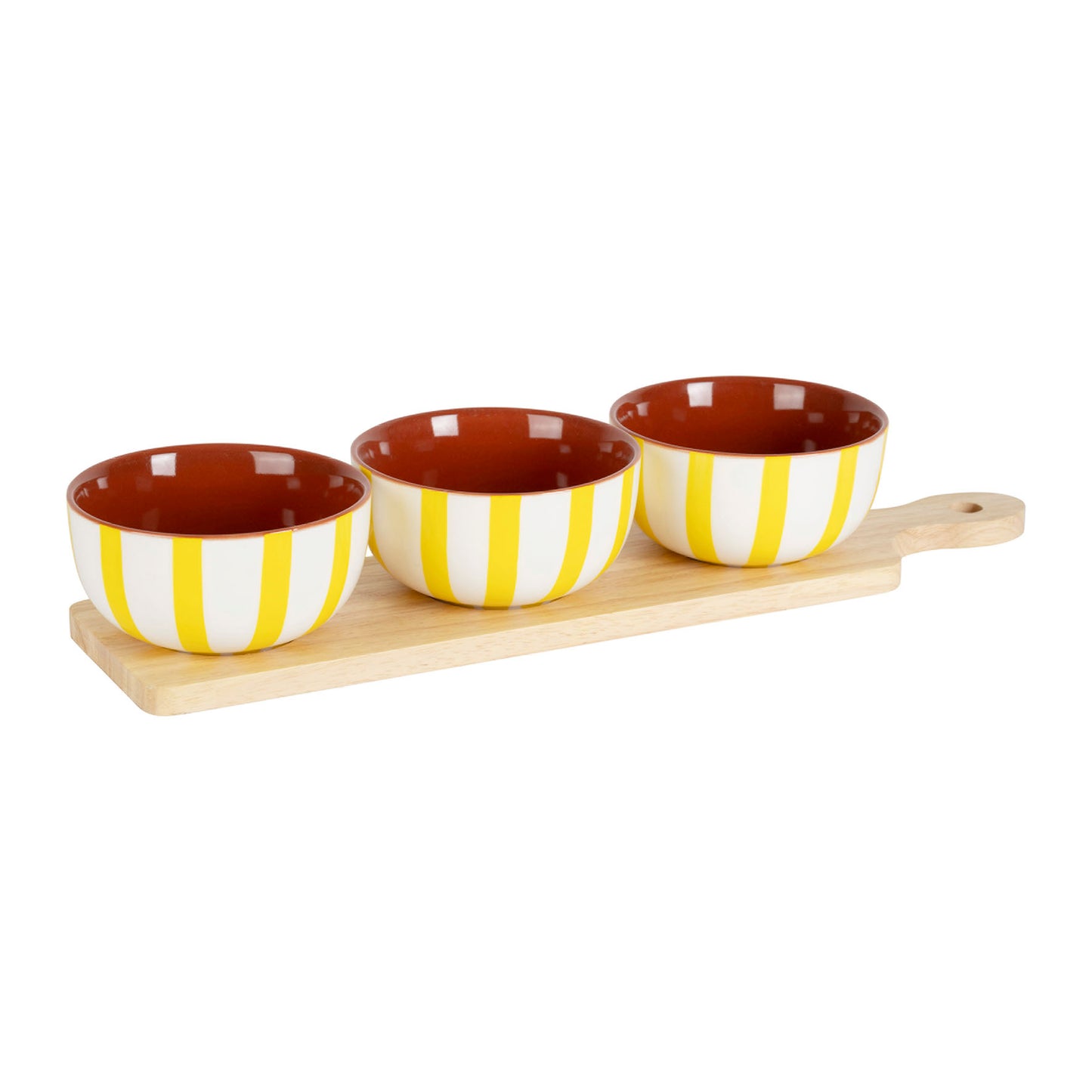 Lot de 3 coupelles + plateau