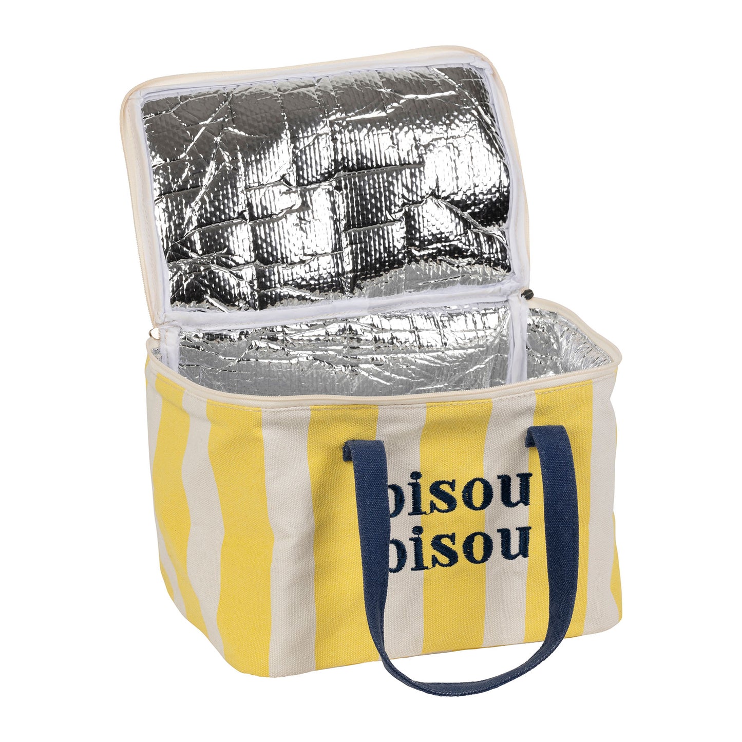Sac isotherme bisou bisou jaune et bleu