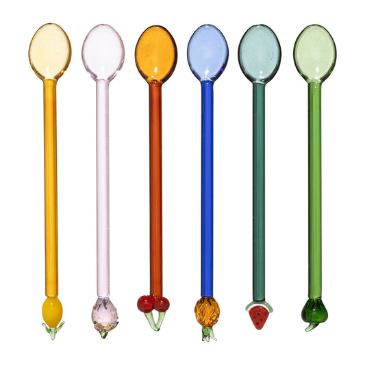 Agitateurs colorés x6