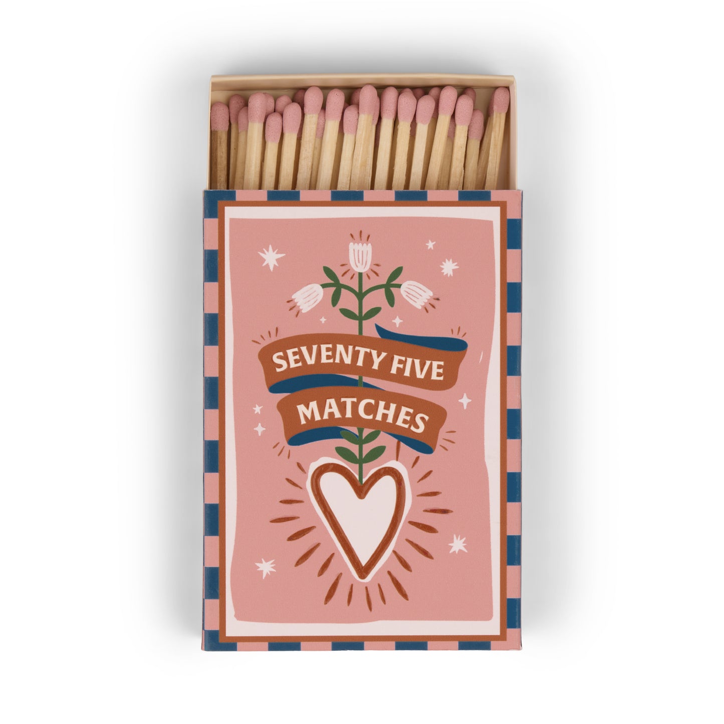 Boite d'allumettes Roses - coeur