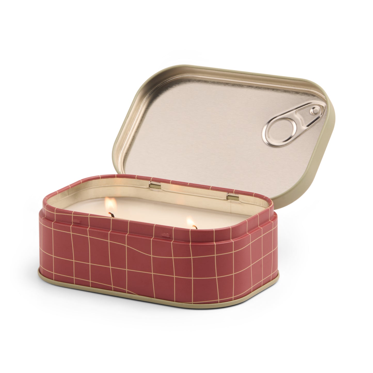 Bougie boite de conserve - tomate