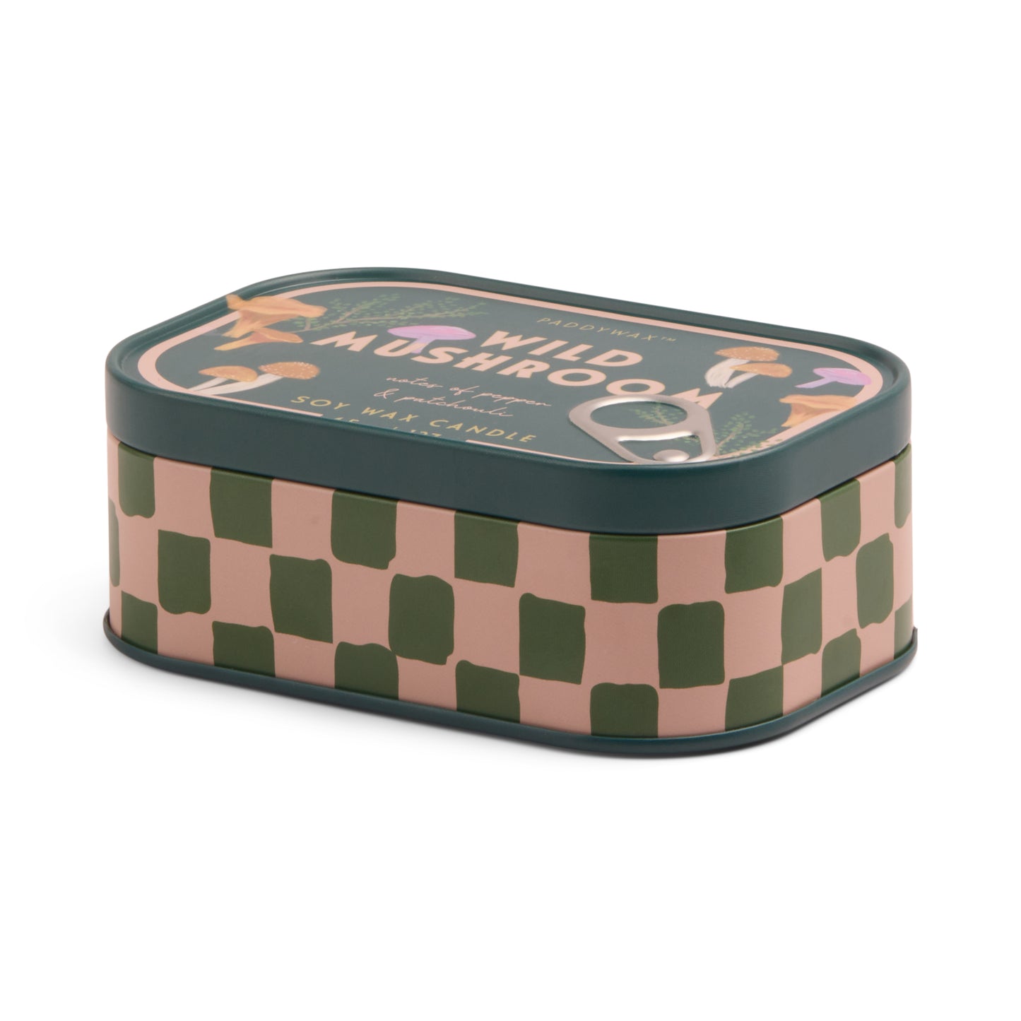 Bougie boite de conserve - champignon