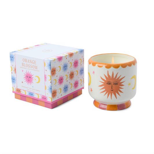 Lot bougie parfumée orange blossom + allumettes
