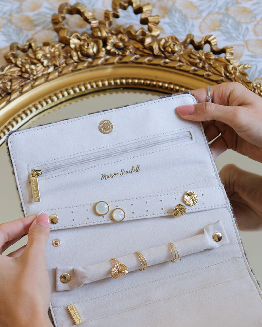 Pochette à bijoux Catherine léopard