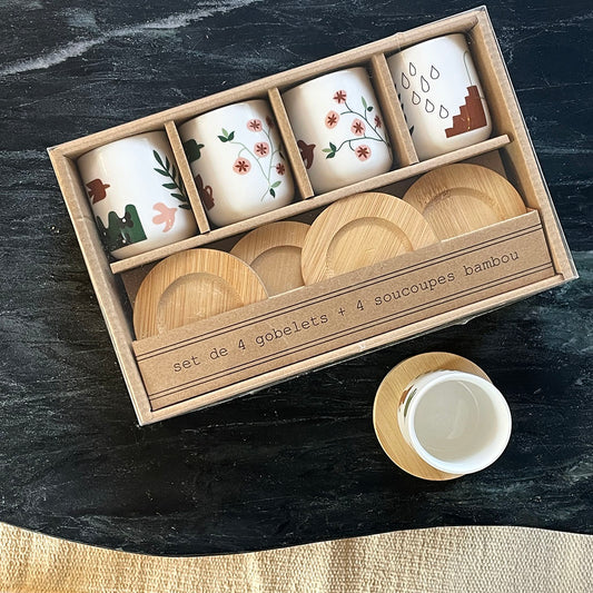 Set de 4 gobelets