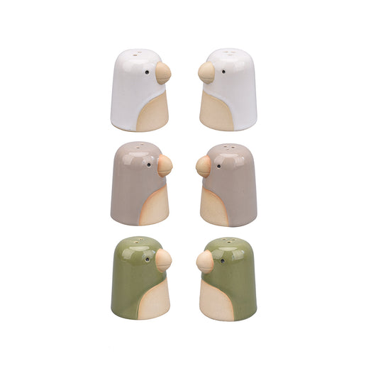 Sel poivre perroquet beige
