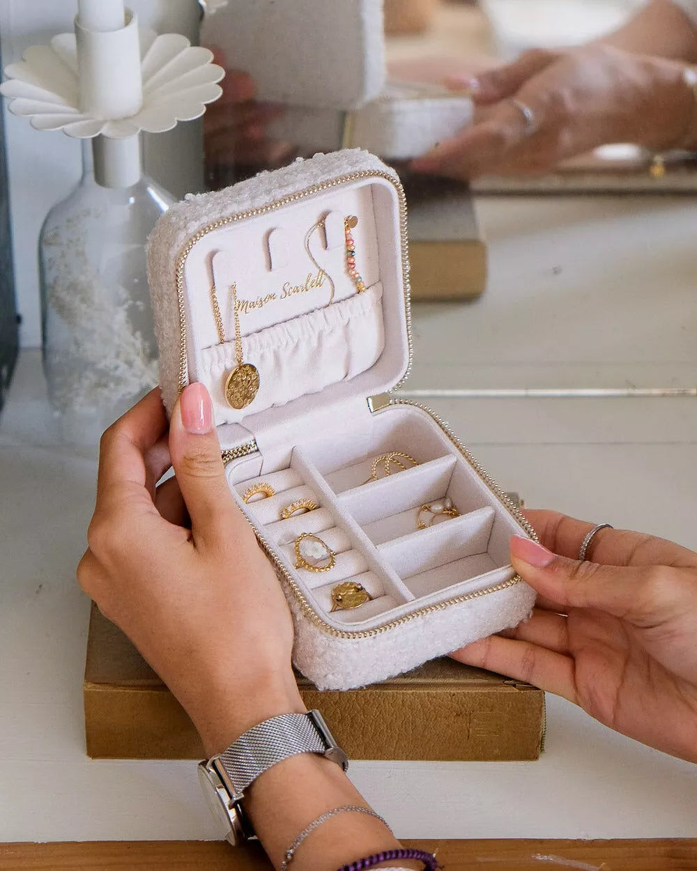 Boîte à bijoux Corinne moumoute