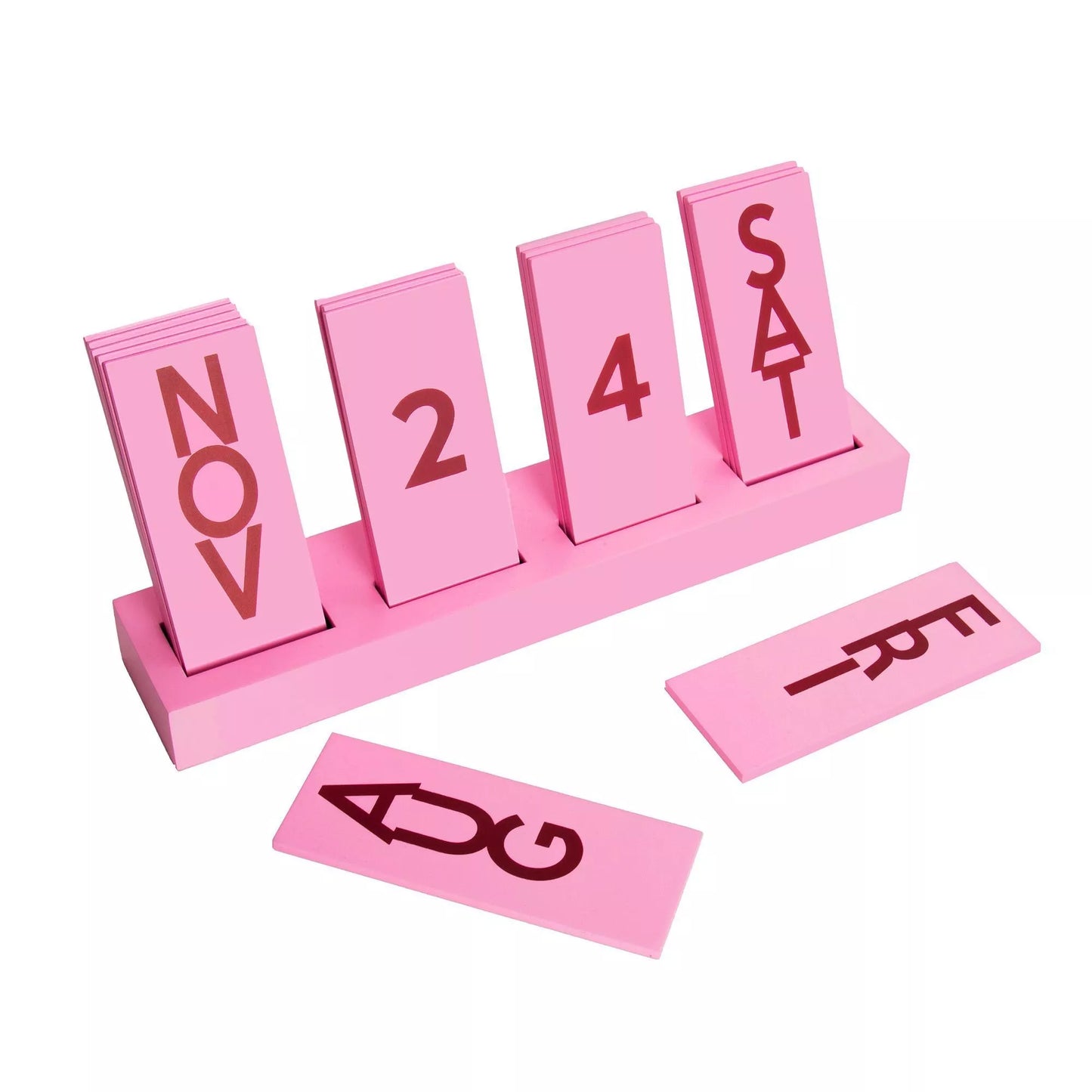 Calendrier perpétuel rose