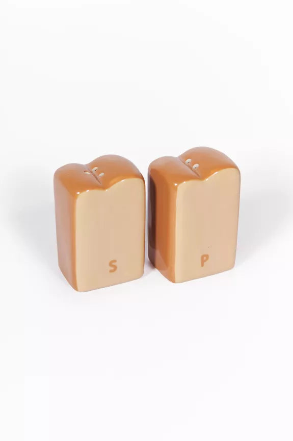 Salière poivrière brioche