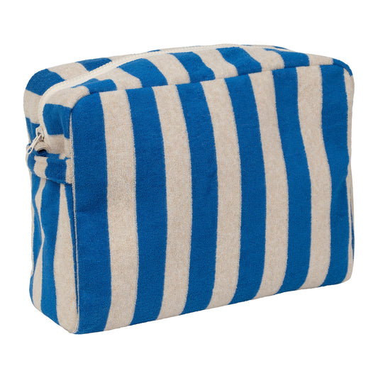 Trousse en toile indigo