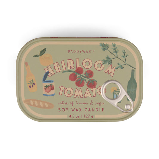Bougie boite de conserve - tomate