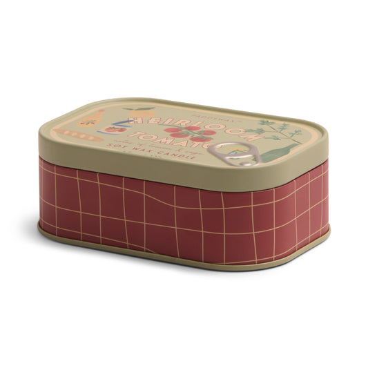 Bougie boite de conserve - tomate