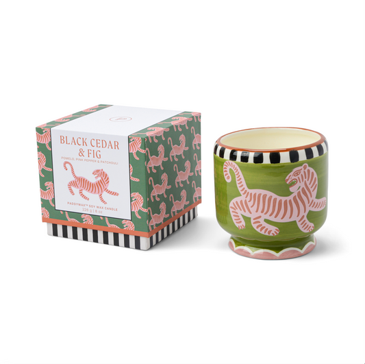 Bougie parfumée black cedar
