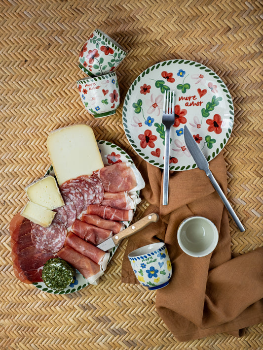 Assiette fleur