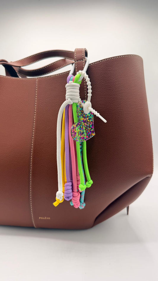 Porte-clé – lacets colorés