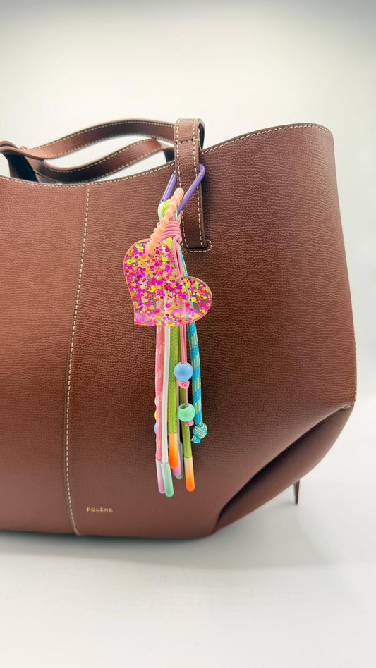 Porte-clé – cordes tressées colorées pendants