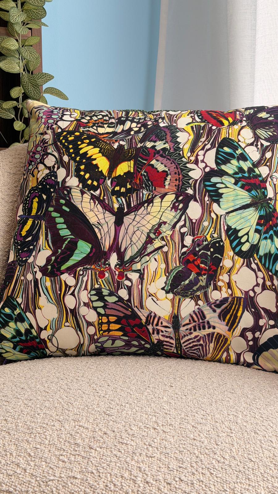 Coussin papillon