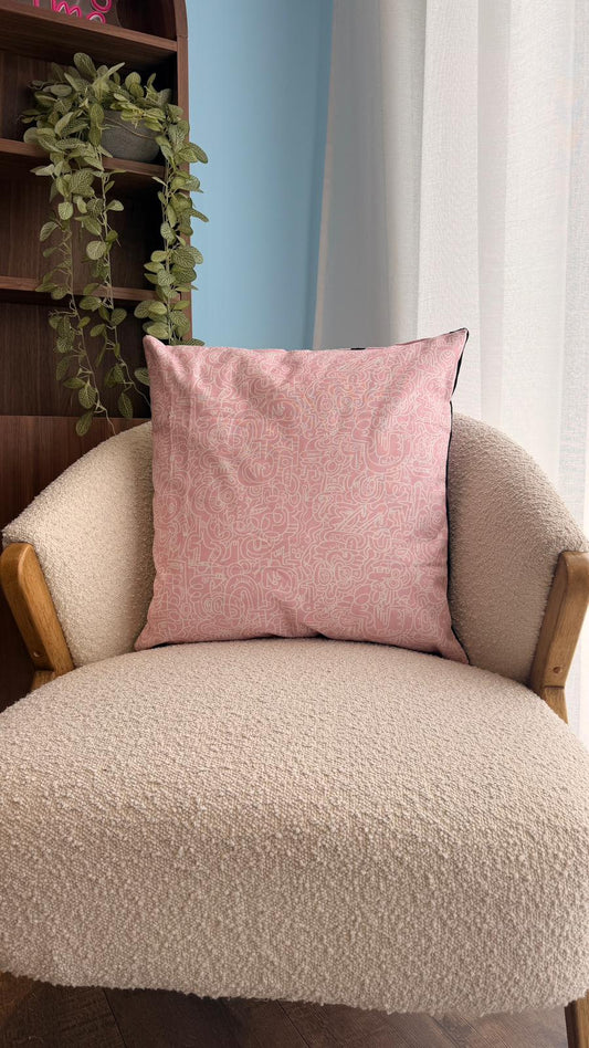 Coussin Rose et violet