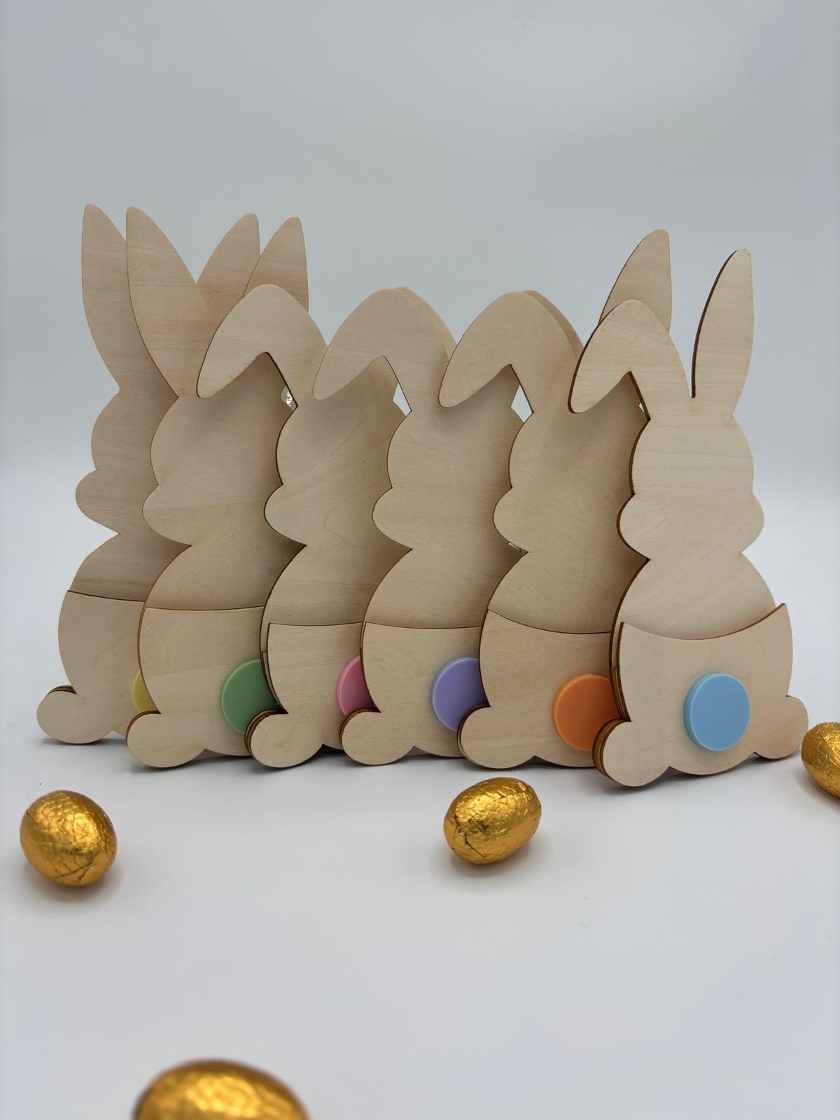 Lot de 6 lapins de Pâques