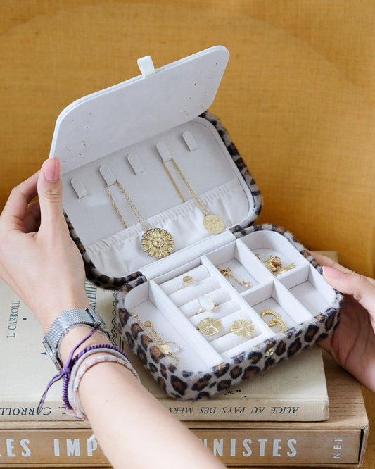 Boîte à bijoux Brigitte léopard
