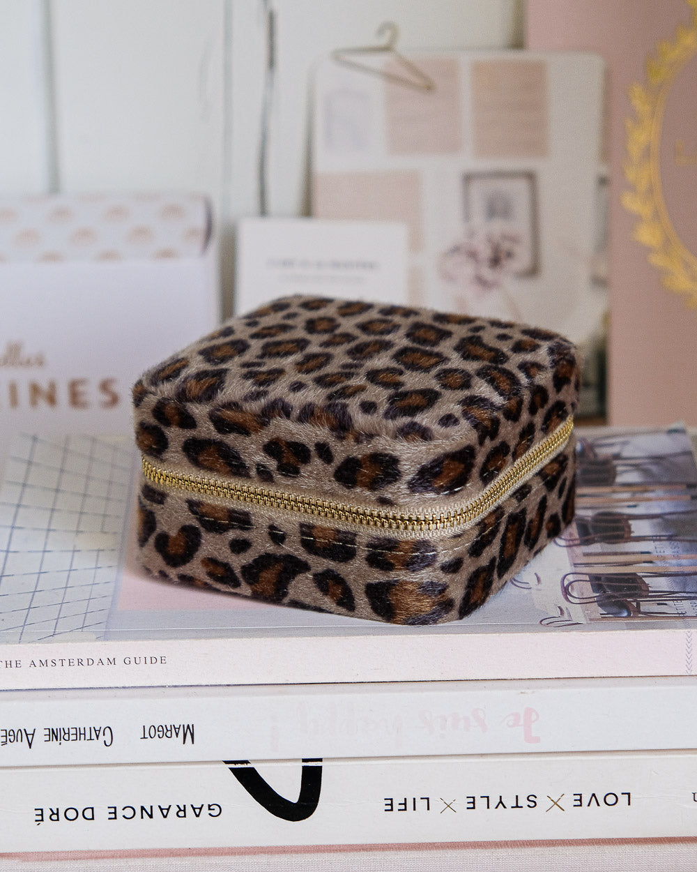 Boîte à bijoux Corinne léopard