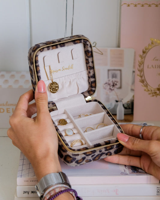 Boîte à bijoux Corinne léopard