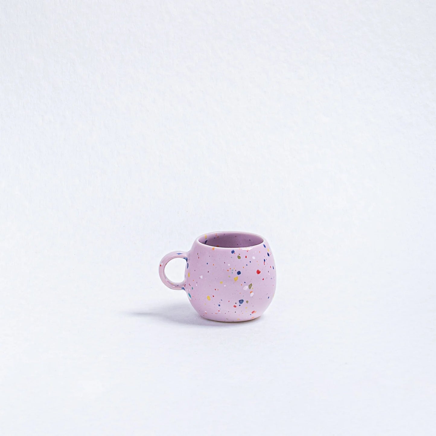 Lot de 2 tasses expresso + 2 plateaux - Lila