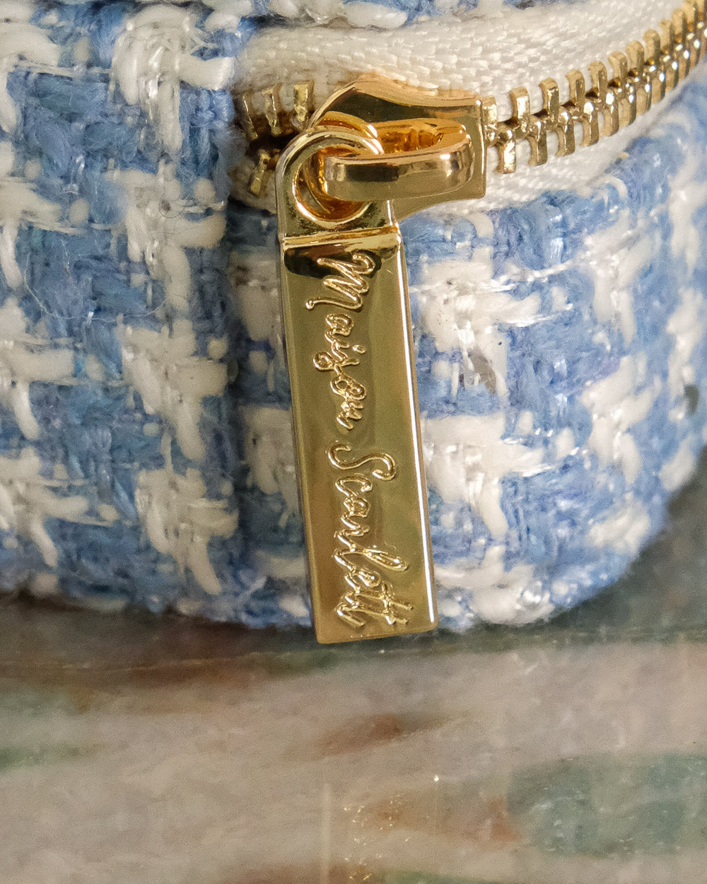 Mini boîte à bijoux Marie pied de poule